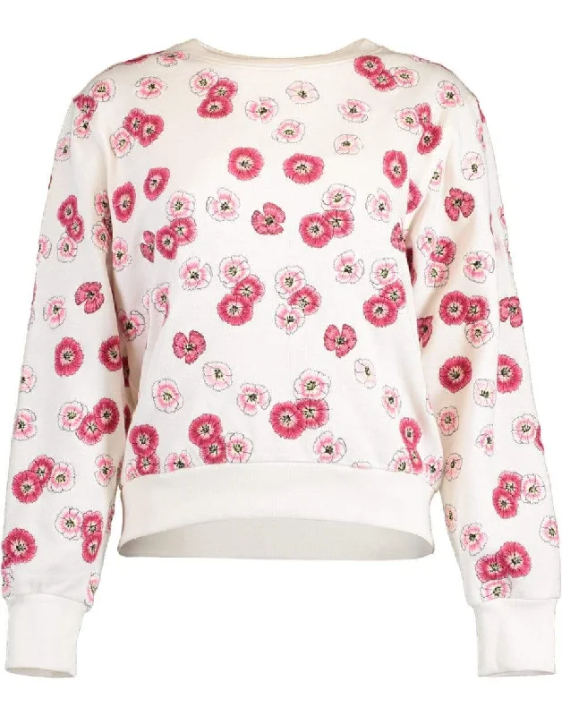 Ivory Embellished Sweatshirt