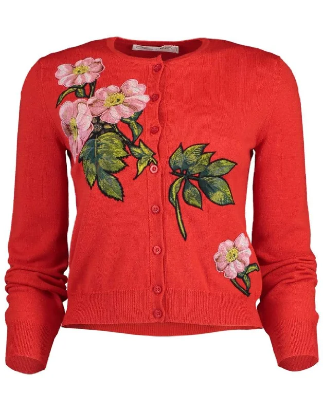 Scarlett Floral Applique Cardigan