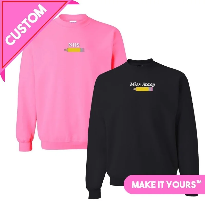 Make It Yours™ Pencil Crewneck Sweatshirt