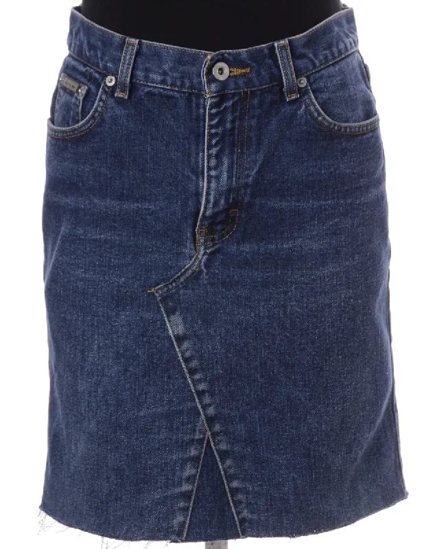 Label Jess Denim Jeans Mini Skirt