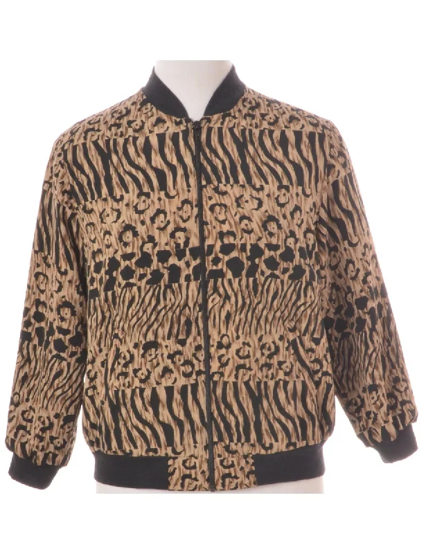 Label Kay Bomber Patterned Jacket