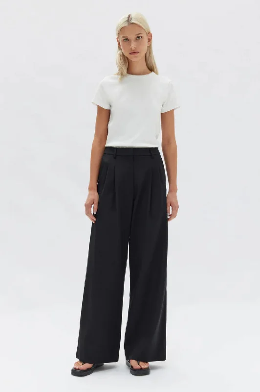 Assembly Roberta Wool Pant - Black