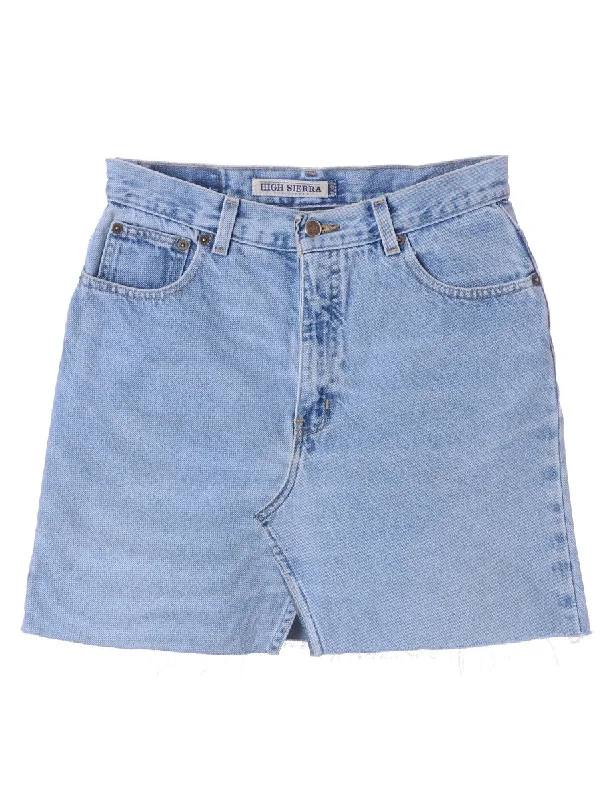 Label Jess Denim Mini Skirt