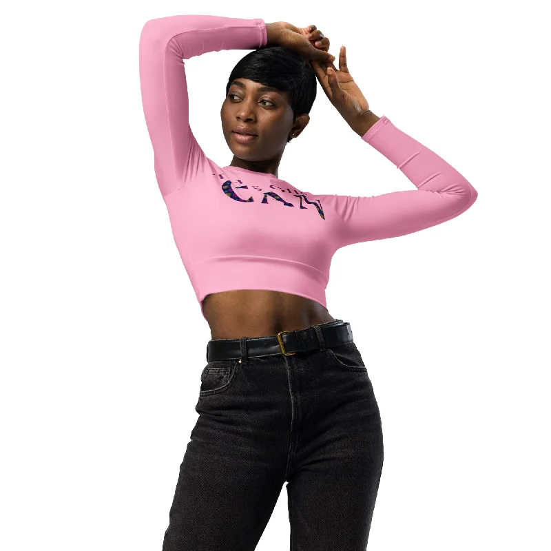 SHE REBEL - This Girl CAN Recycled Crop Top UPF 50+