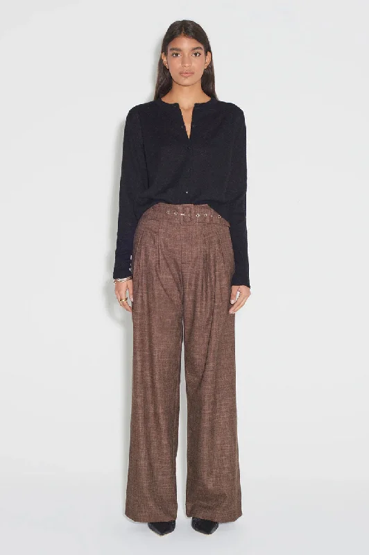 Hansen & Gretel Belinda Suit Pant - Hazelnut