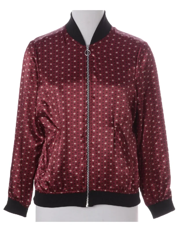 Label Josie Blouse Bomber With Rib