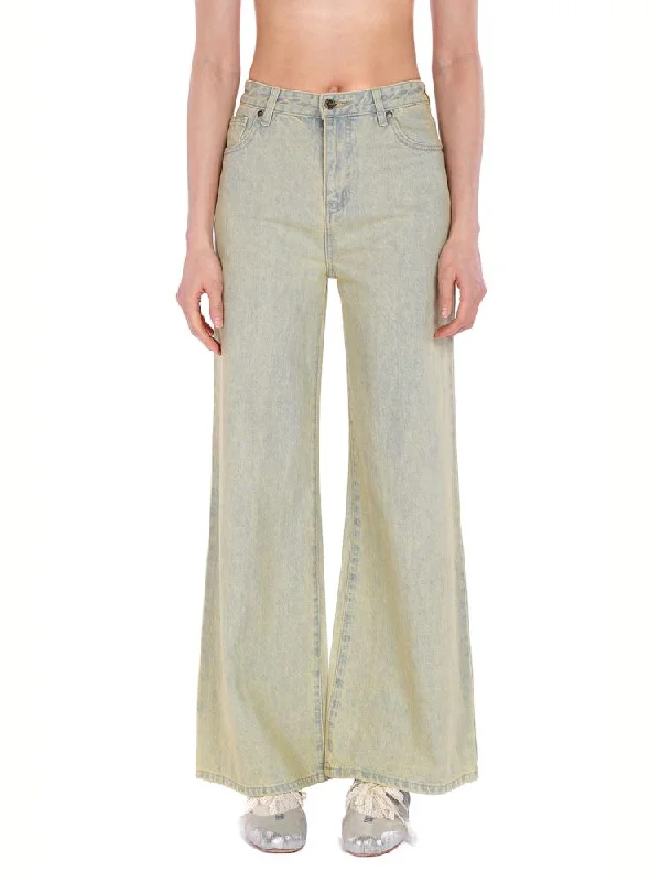 CASUAL WASHED NOSTALGIA WIDE LEG PANTS [S0000008628]