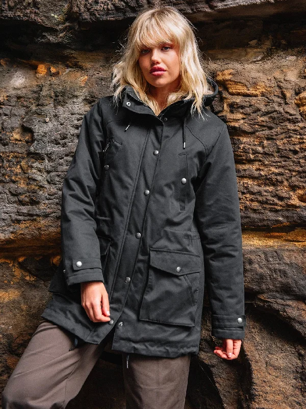 Walk On By 5K Parka - Black