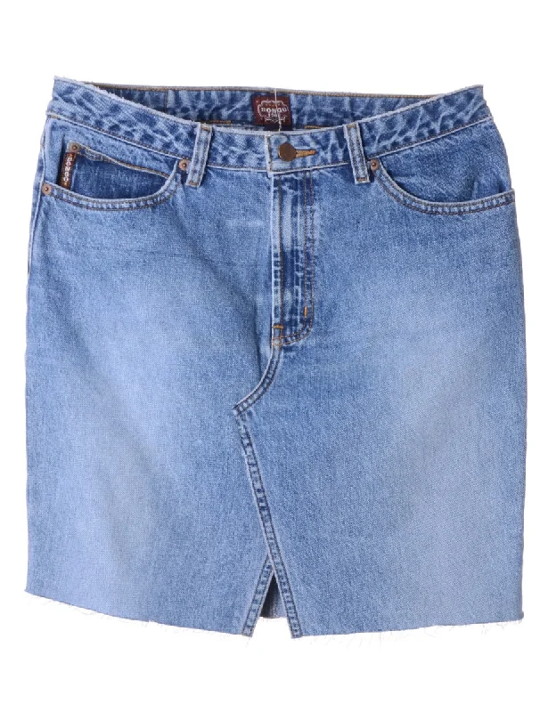 Label Jess Denim Mini Skirt