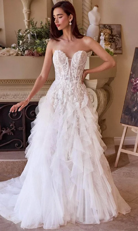 Andrea and Leo WL016 - Embroidered A-Line Bridal Gown