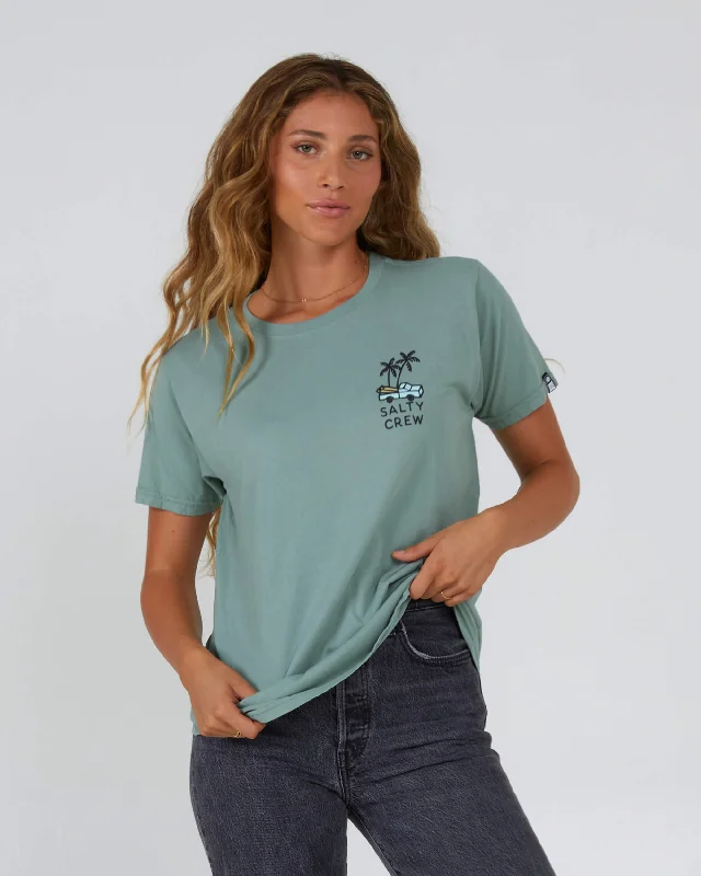 Lookout Boyfriend Tee - Sage