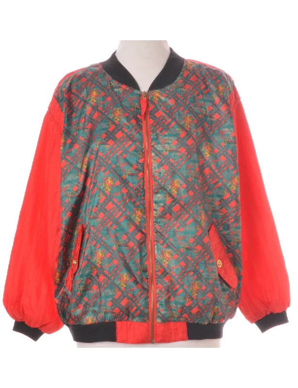 Label Kay Bomber Patterned Jacket