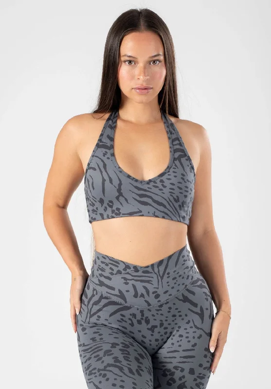 Reluna Back Day Bra Grey Tiger