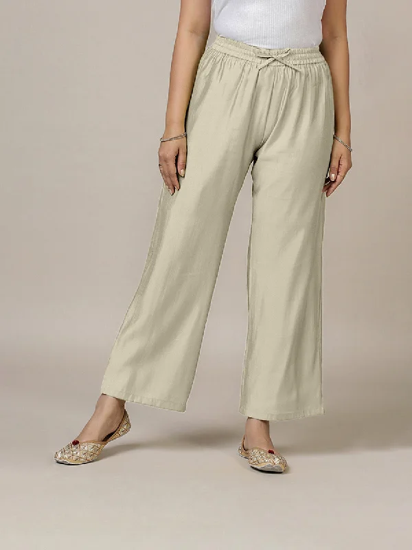 Fiza x Rozaana | Straight Pant in Ivory