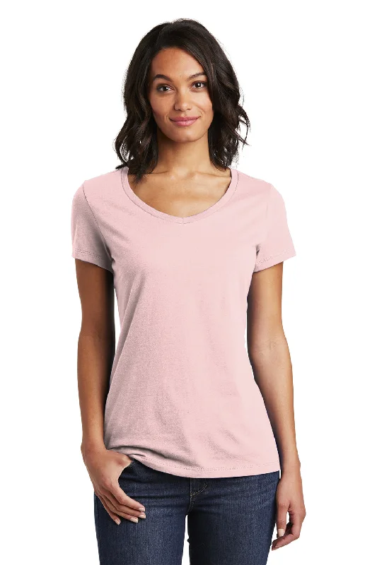 District Womens Very Important Short Sleeve V-Neck T-Shirt - Dusty Lavender - Closeout