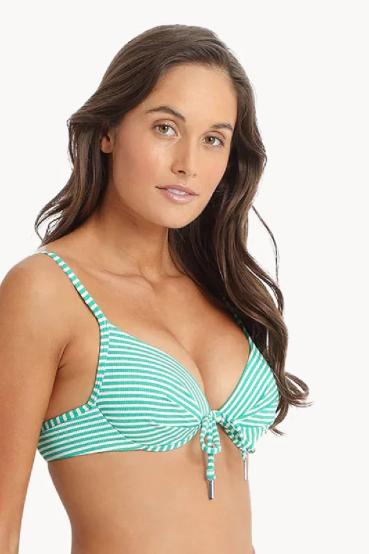 Sunseeker Summer Surf Moulded Push Up Bra Green